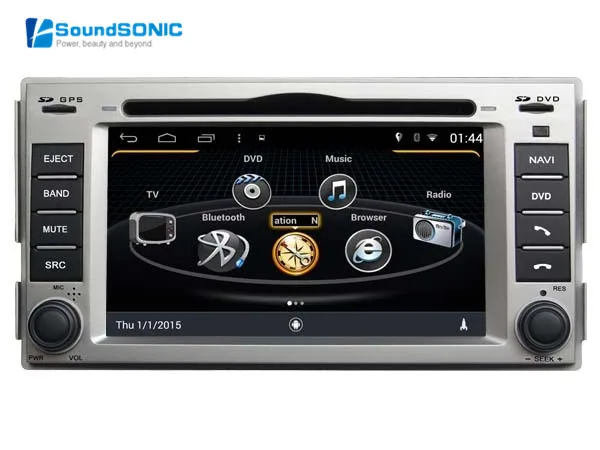 Для Hyundai Santa Fe Elantra Авто Радио Automotivo автомобиля DVD GPS Santafe Центральный Мультимедиа