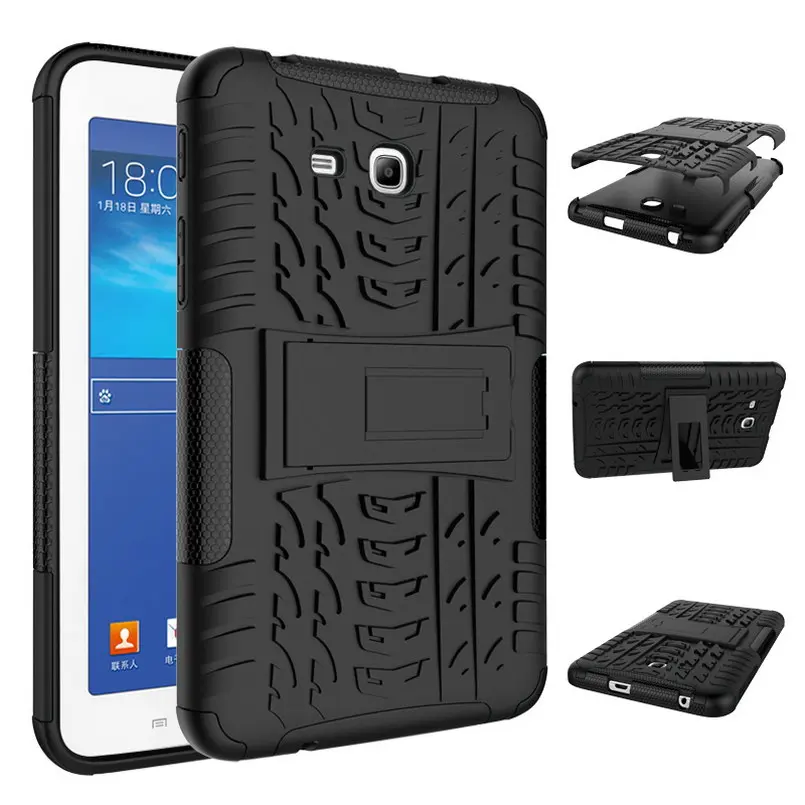 Чехол для планшета samsung Galaxy Tab 3 Lite 7,0 T110 TPU и PC чехол с рисунком шины для samsung SM-T111 T113 T116 Funda+ подарок