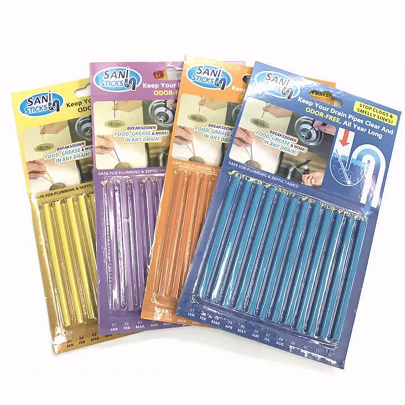 12/набор Sani Sticks храните ваши сливные трубы в чистоте и запахе необходимые