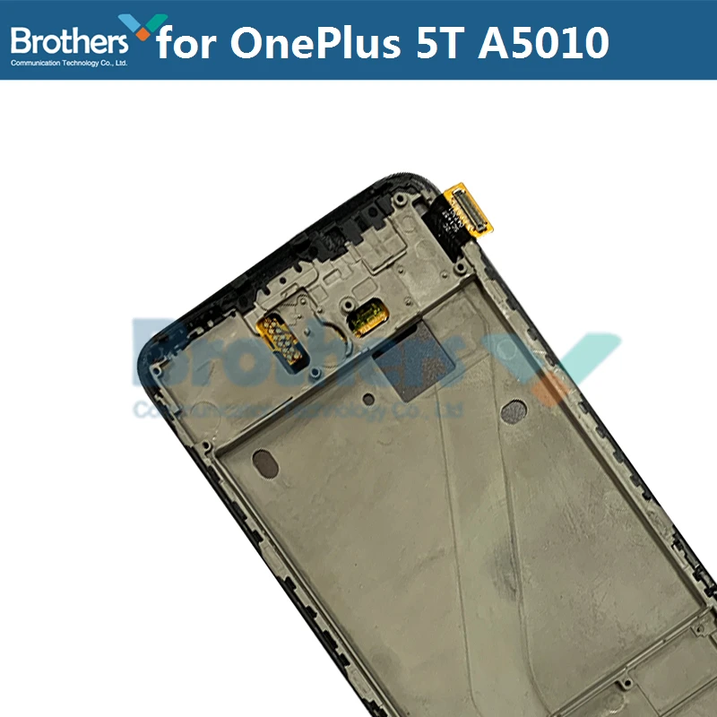 AMOLED lcd для OnePlus 5T ЖК-экран ЖК-дисплей для OnePlus 5T A5010 ЖК-сборка сенсорный экран дигитайзер замена телефона тест