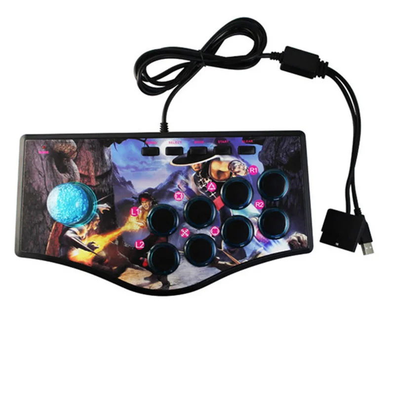 Ретро аркадная игра Кулисный контроллер Usb джойстик для Ps2/Ps3/Pc/Android Smart Tv