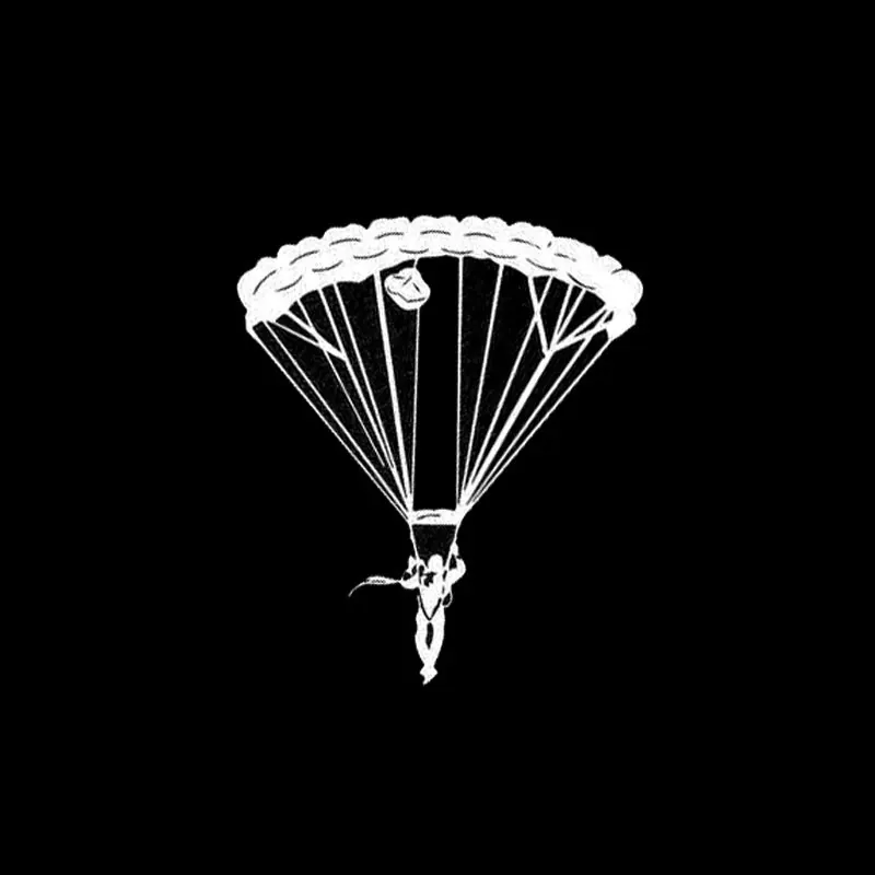 Забавные автомобильные наклейки с парашютом 9 2 см * 10 7 | Автомобили и мотоциклы