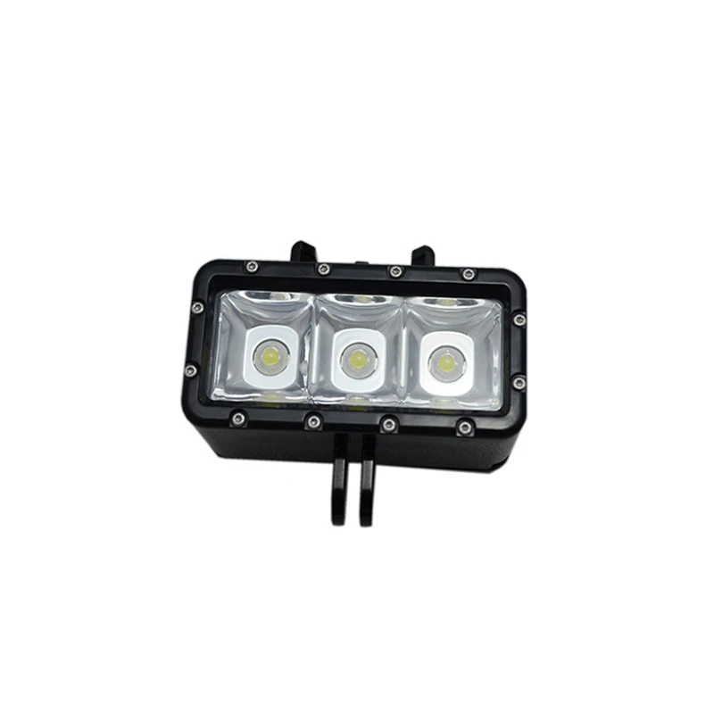 LED Flash Light 30m Waterproof Underwater Fill Lamp Diving Video Lights Mount For GoPro SJCAM SJ4000 H9 H9R xiaomi yi OR007 | Электроника