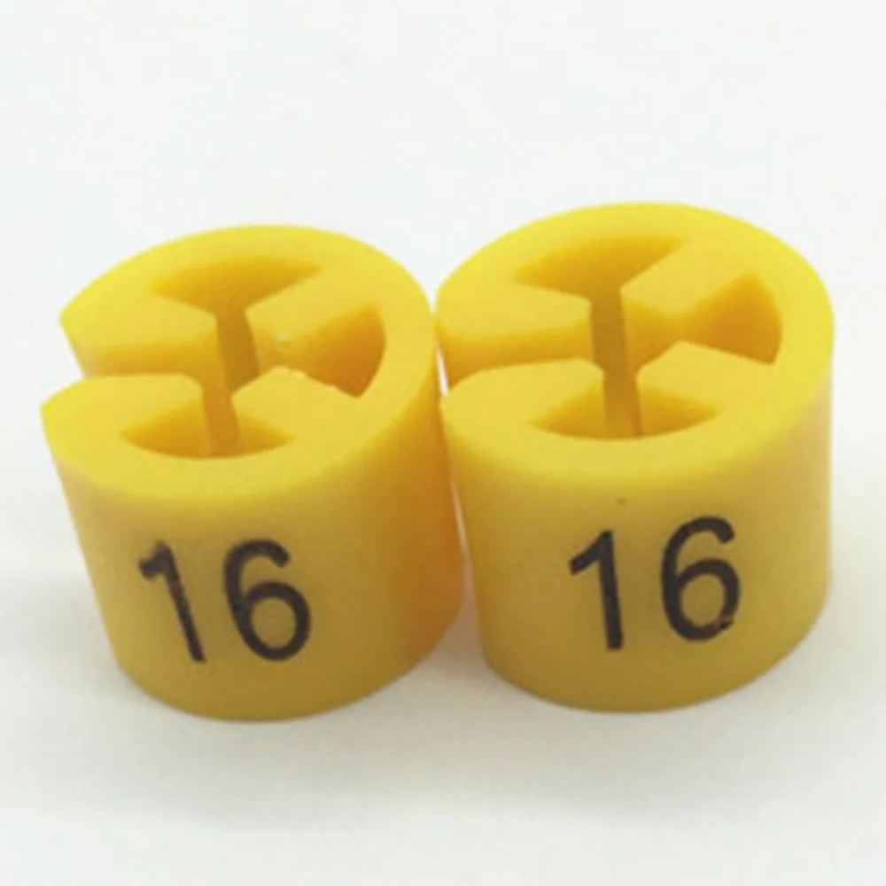 От 2 до 34 Размеры. 150 шт Пластиковые Размеры маркеры для вешалок s Цвета Ассорти