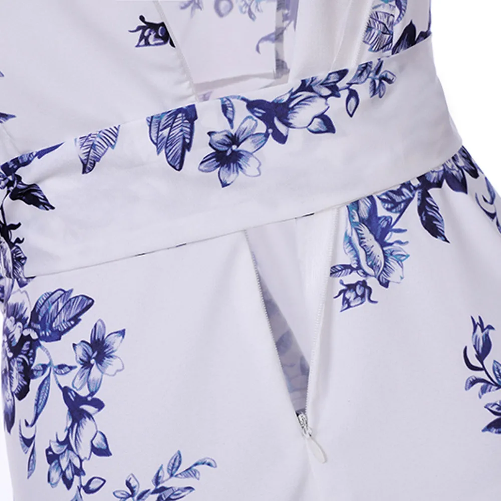 Женское винтажное платье с коротким рукавом Повседневные Вечерние