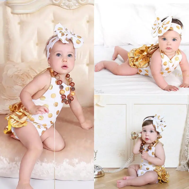 Для новорожденных Обувь для девочек ползунки дети Золотой горошек летние