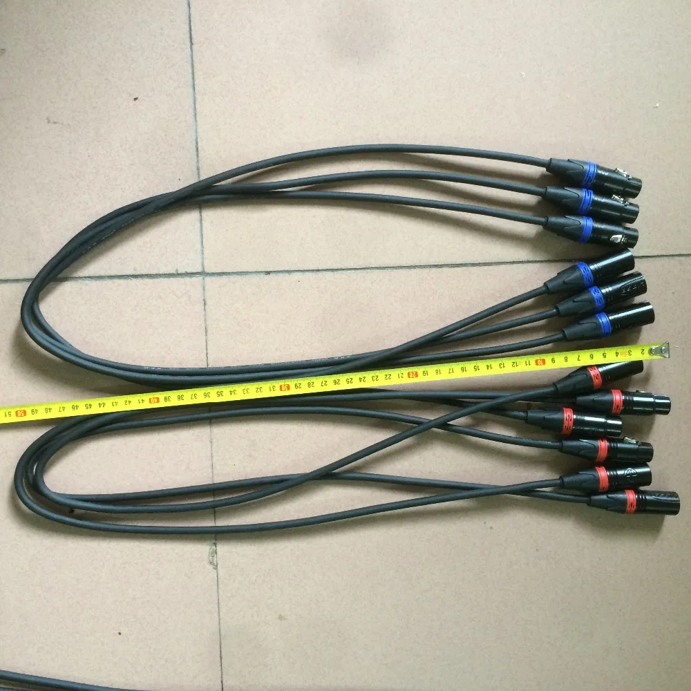 Длина 1 м 3 контактный dmx вход и выход сигнала DMX кабель 5 фута XLR для горячей