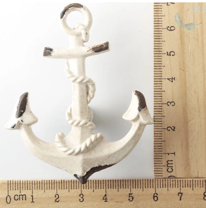 

2Pieces/Lot 60x70mm American Retro Door Hardware Handle Anchor Creative Cabinet Handle