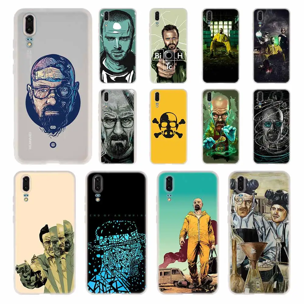 Чехол для телефона с надписью во все тяжкие Huawei P40 P9 P10 P20 P30 Lite Pro P Smart 2019 мягкий