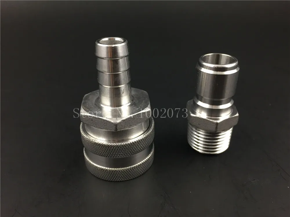 Набор шариковых клапанов из нержавеющей стали для пивоварения 1/2 &quotNPT с набором