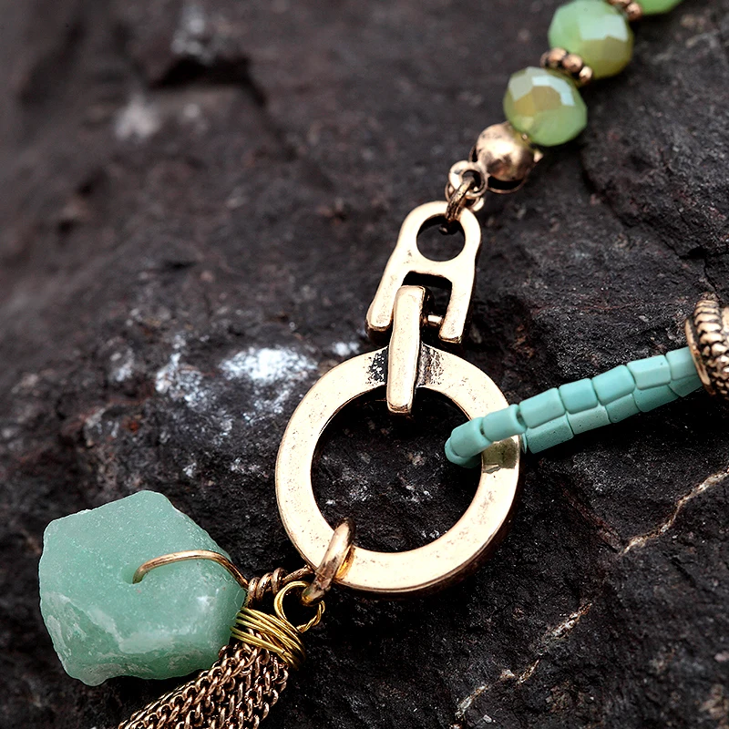 Женские золота Подвеска в виде кисточки из сплава длинная цепочка ожерелья