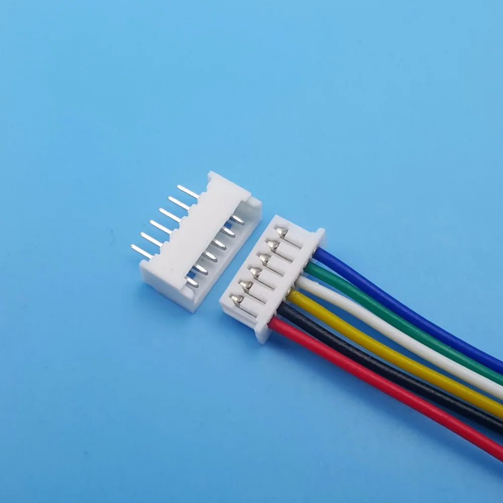50 наборов 6 контактный переходник с внутренней одноконцевой ключ для Micro JST шаг 1 25