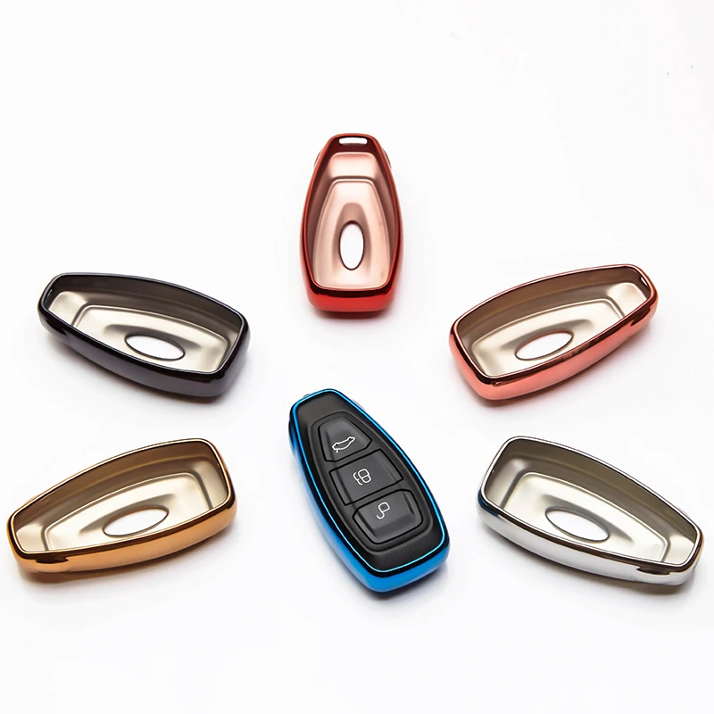 Мягкий ТПУ чехол для ключей защитный Ford Fiesta Focus Mondeo Ecosport Kuga ST ar Smart Remote Key Shell