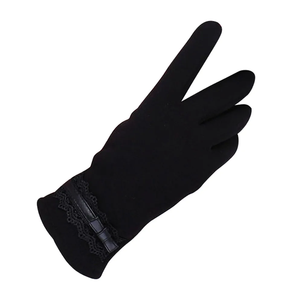Женские зимние спортивные теплые перчатки, женские кожаные перчатки Eldiven Guantes mujer Luvas de inverno gants 18Nov