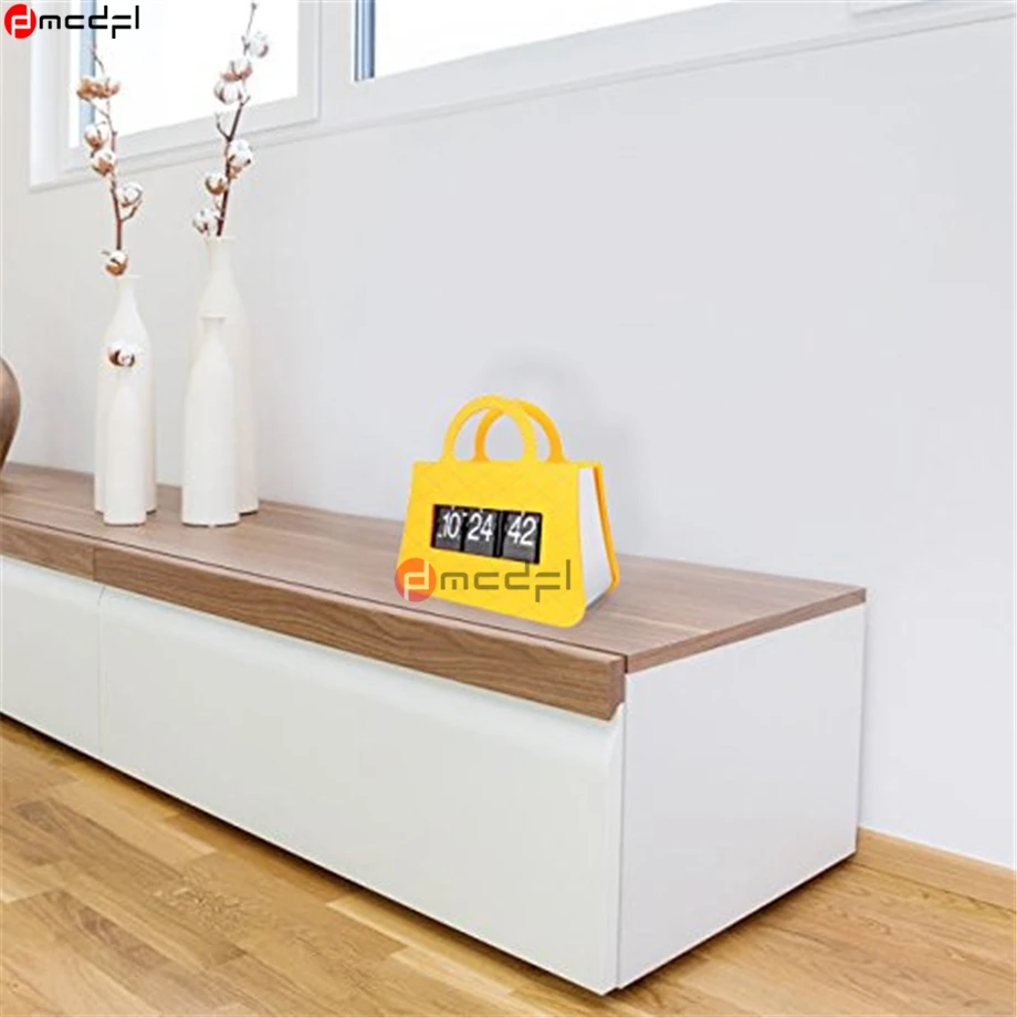 Домашний декор винтажные автоматические флип цифровые настольные часы с