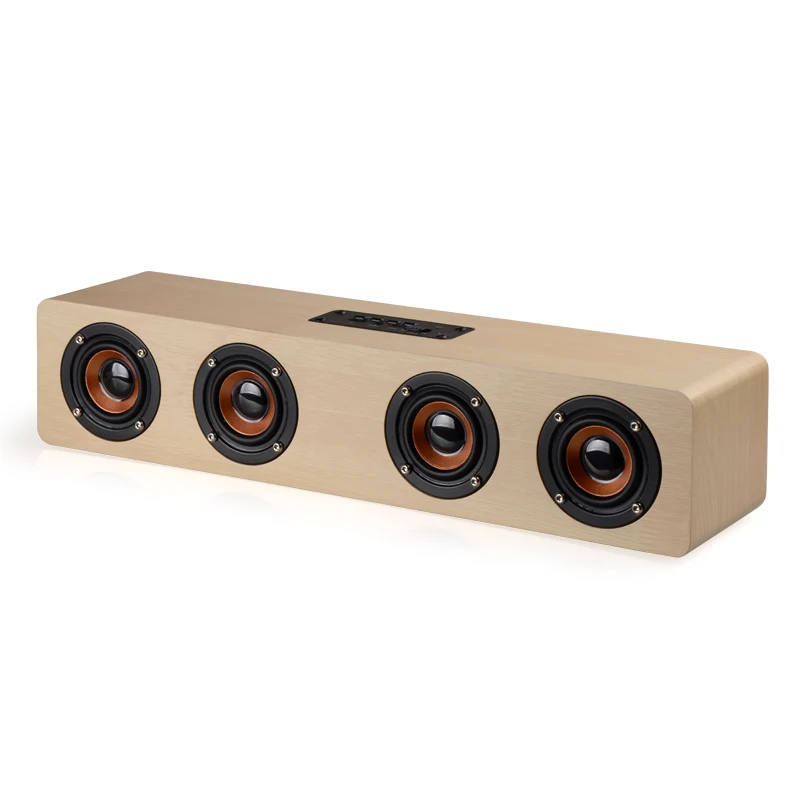Madetec 4 HiFi деревянный bluetooth Динамик бас стерео surppot карты памяти AUX сабвуфер для ТВ
