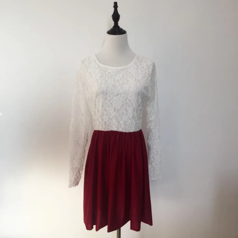 Платье женское вечернее кружевное милое винтажное мини-платье фигуристки в