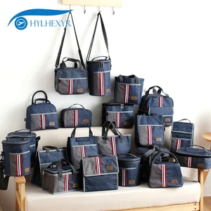 Изолированная Герметичная сумка для ланча Hylhexyr для взрослых и детей, стильная сумка-холодильник для офиса, школы и пикника на молнии