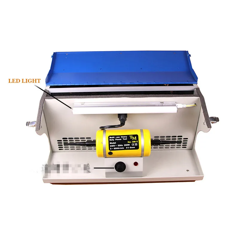 220V полировочные машины пылесборник мини ШЛИФОВАЛЬНЫЕ шлифовальный двигатель скамья Точильщик полировщик 1/6HP ювелирные изделия полировальные машины
