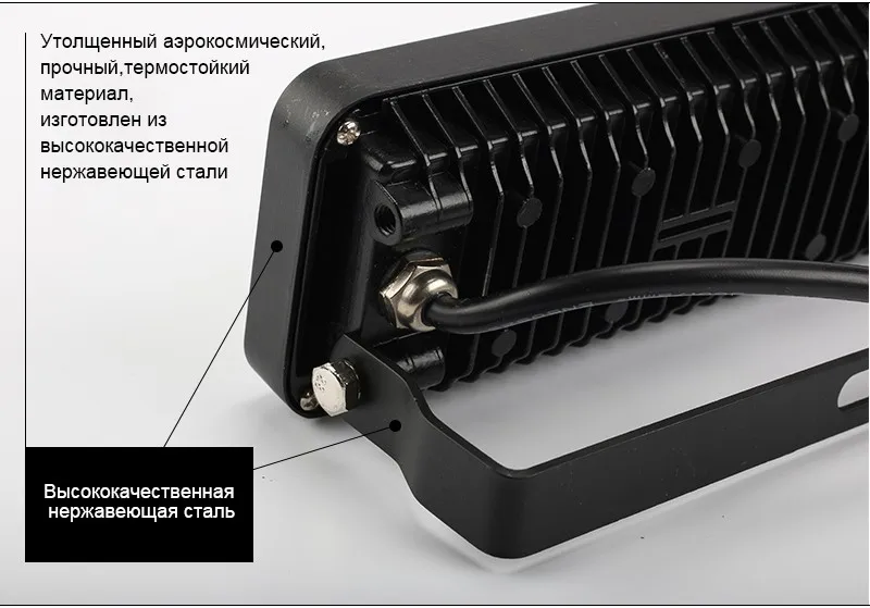 [Эко Cat] Водонепроницаемый IP66 прожектор светодиодный 50 Вт 100 Вт 150 Вт 200 Вт 220 В 240 В проектор открытый светодиодный проектор flooflights