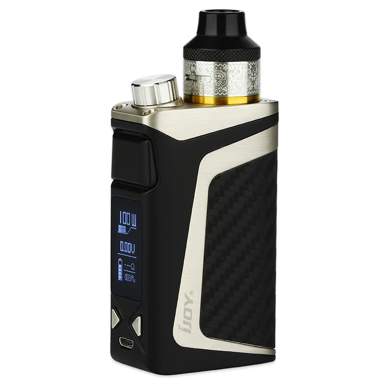Оригинальный набор для вейпа IJOY RDTA BOX 100 Вт встроенный аккумулятор 2600 мА/ч емкость