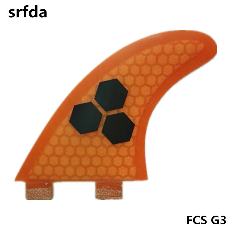 Srfda новый дизайн плавники для серфинга FCS box с стекловолокном медовый гребень