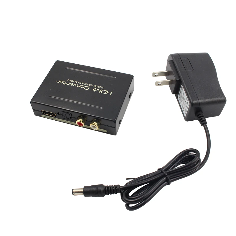 Digital 2CH PCM Stereo Audio Blu-ray Play 1080P HDMI to Optical + SPDIF RCA L/R Analog Extractor Converter Splitter |