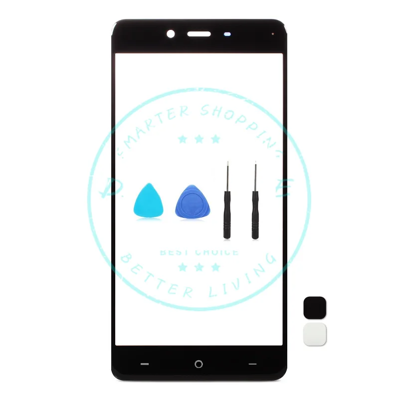 Tested Front Outer Screen Glass for Oneplus X Touch Cover Panel Replacement Repair Spare Parts Black White Safe Package | Мобильные