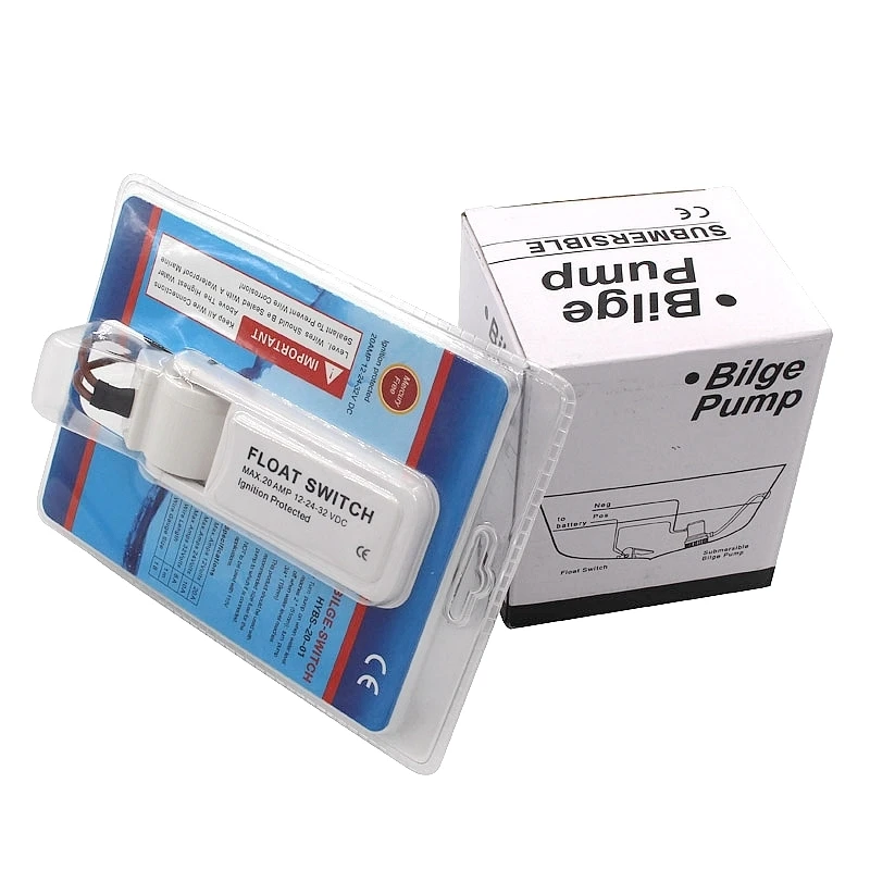 Погружной Электрический водяной насос 350 500 750 1100GPH DC 12V 24V Трюмный и Контроллер
