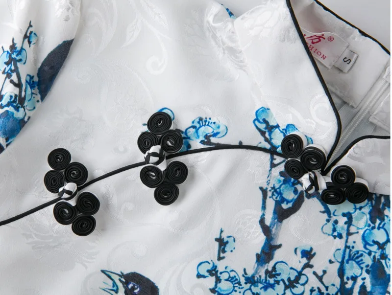 Sheng Coco 9 цветов китайские Топы Ципао Женская футболка Китай Mujer лето узор Cheongsam Китайская традиционная блуза одежда