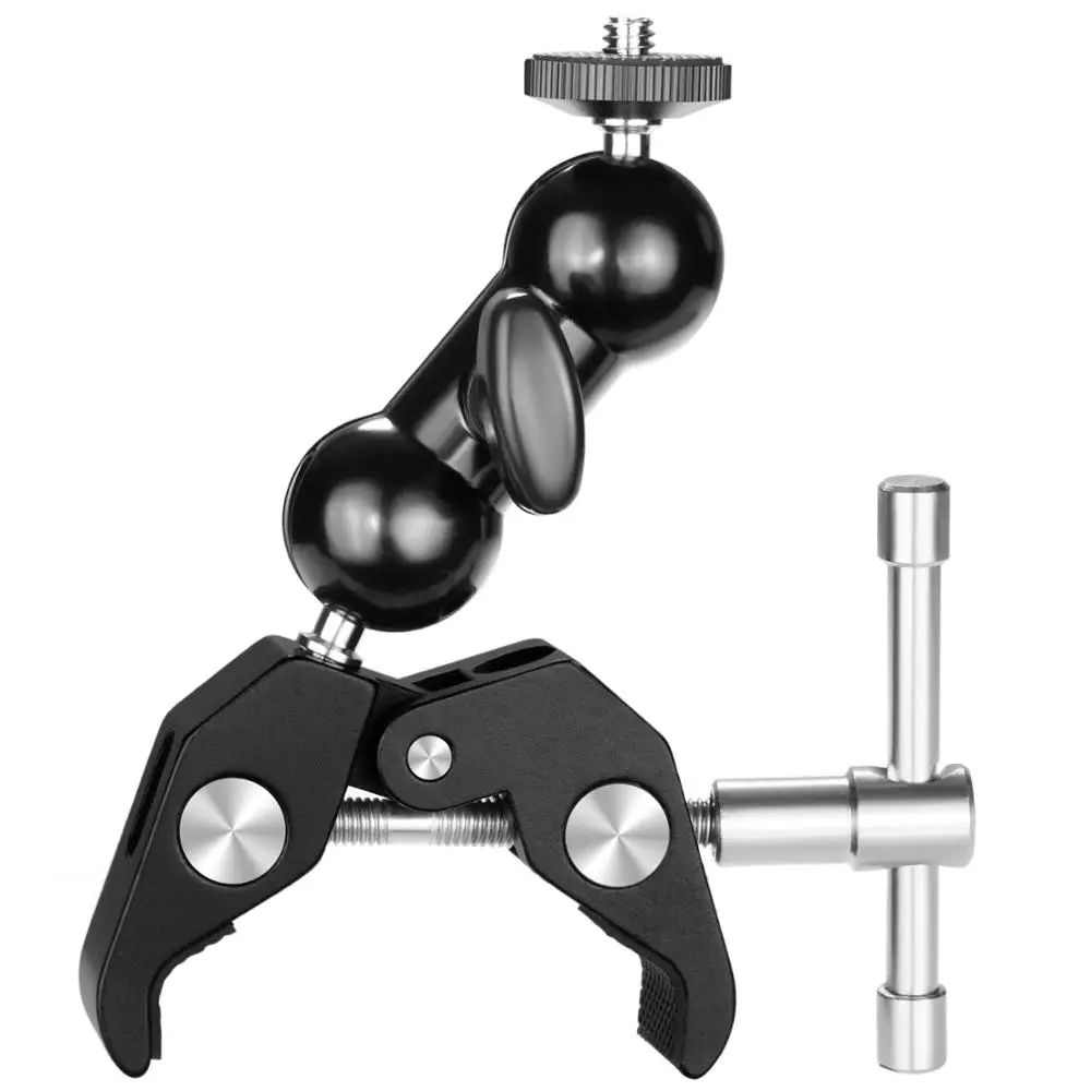 Neewer Cool Ballhead Arm многофункциональный двойной шариковый Адаптер для крепления
