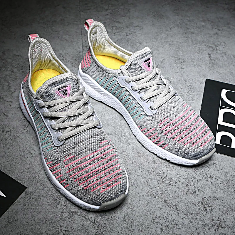 2019 дышащие повседневные мужские модные кроссовки плетеные туфли размеры 39-46