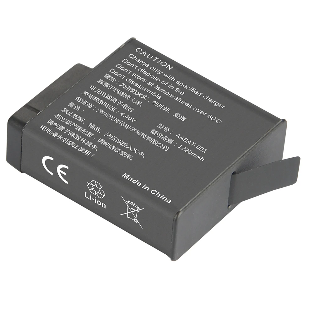 KingMa для 2 шт 1220mAh GoPro Hero 5 6 аккумулятор + двойное зарядное устройство USB Hero5 Black