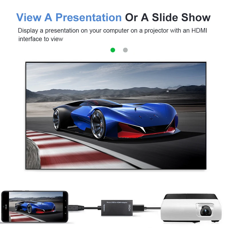 Конвертер типа C и Micro USB для ТВ ПК ноутбука телефона планшета на HDMI 1080P HD аудио