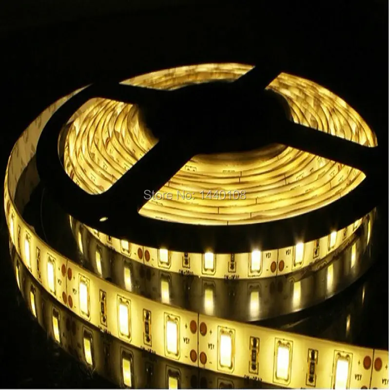 Fanlive 50 м/лот SMD 5630 Светодиодный ленточный светильник s гибкий DC 12V 24V
