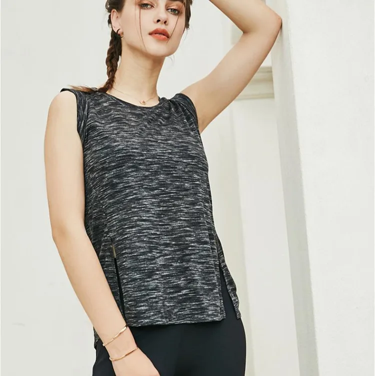 Профессиональный Спортивный Топ Slim fit фитнес женский топ для йоги летний спортивный жилет для тренировок без рукавов дышащая майка рубашка для бега