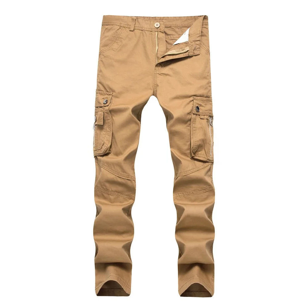 

Plus Size 38 Military Style Cotton Casual Trousers Men pantalon hombre Cargo Pants Men Pants