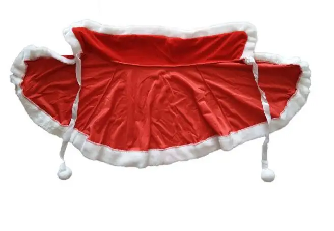 2022 New Arrival Christmas Cape Red Fantasy Santa Claus for women Party Gown Shawl Winter short Cloak |