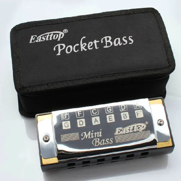 Easttop фирменный T1 1 Mini басовая Губная гармошка серебряный профессиональный