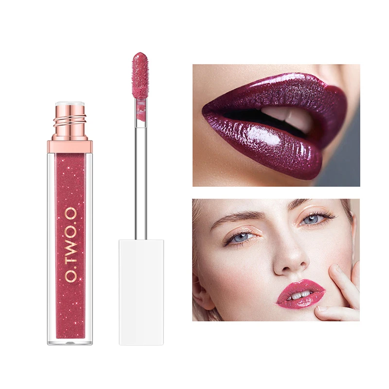 Зеркальный стеклянный блеск для губ 7 цветов увлажняющий светильник гель не