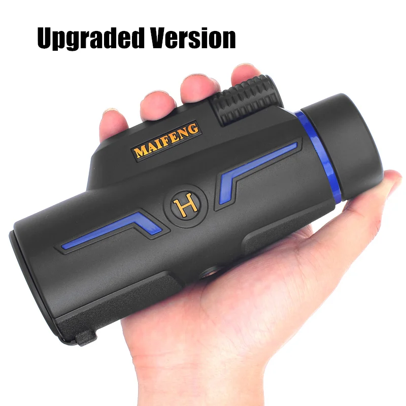 Upgraded Version Мощный телескоп, профессиональный монокулярный бинокль, HD Lll, ночное видение, водонепроницаемый, 10X42, Монокуляр для походов, охоты, монокуло - Цвет: Upgraded Version