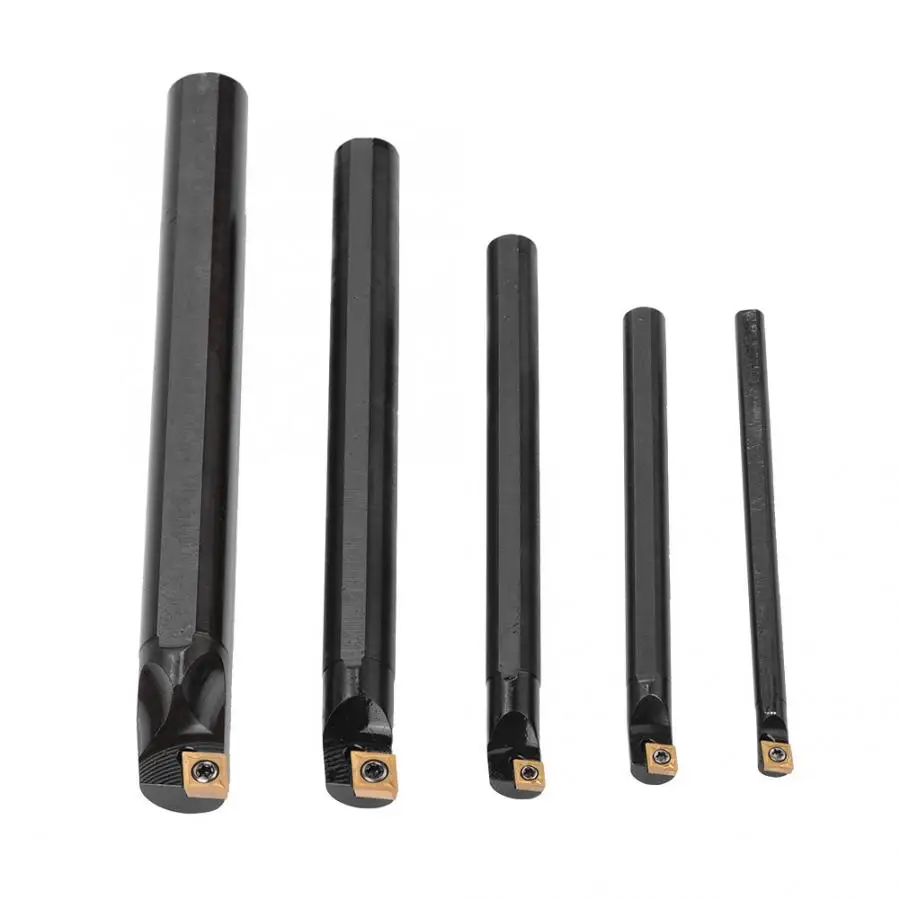 turning knife 5PCS 7/10/12/16/20mm CLCR Lathe Turning Tool Insert Blade Boring Bar Holder Set lathe | Инструменты