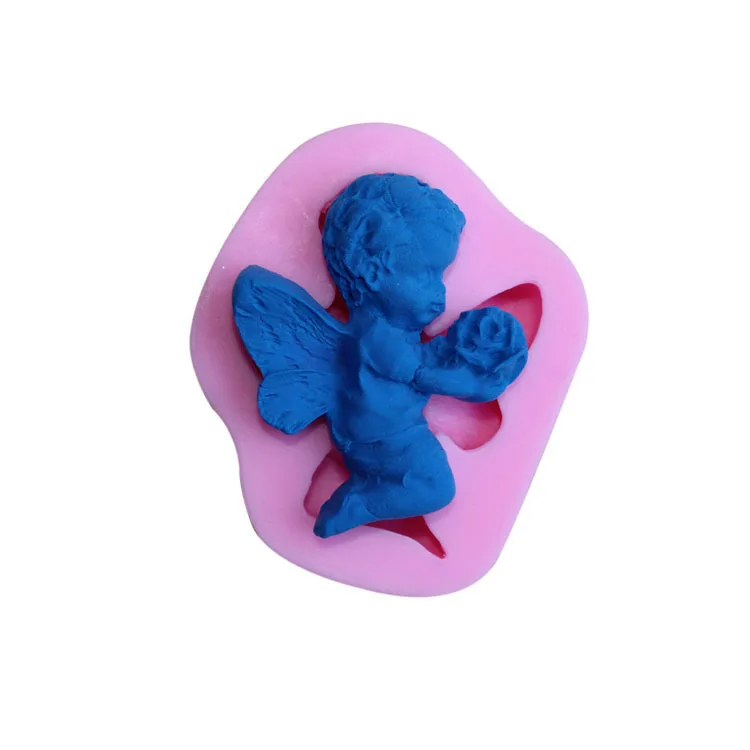 Angle With Flower Shape Silicone Cake Decoration Tool Chocolate Baking Candy Mold Sugar Craft Pastry E661 | Дом и сад