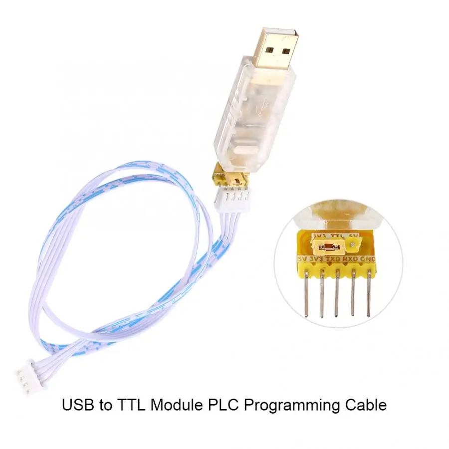 PLC программирующий usb-адаптер, кабель к ttl модулю PLC Кабель для программирования адаптер конвертер