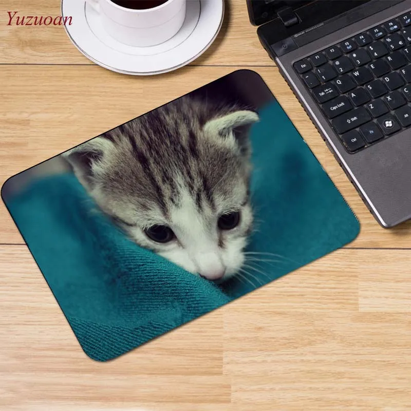 Yuzuoan 22X18CM милый коврик для мыши кошек и собак подарок домашних животных