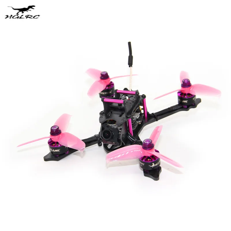 Квадрокоптер HGLRC радиоуправляемый Omnibus F4 2 4S 28A Blheli_S ESC 25/100/250 мвт переключаемый VTX FPV