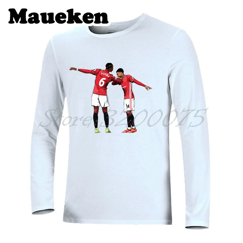 Для мужчин с длинным рукавом Dab изображение Paul Pogba 6 Джесси Лингард празднование
