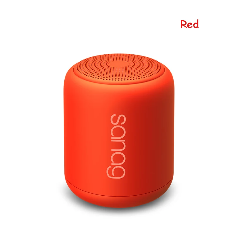Sanag X6 IPX5 Waterproof Bluetooth Portable Super Bass Wireless TF Card Music Speaker 3D Digital Sound Loudspeaker Handfree MIC - Цвет: red