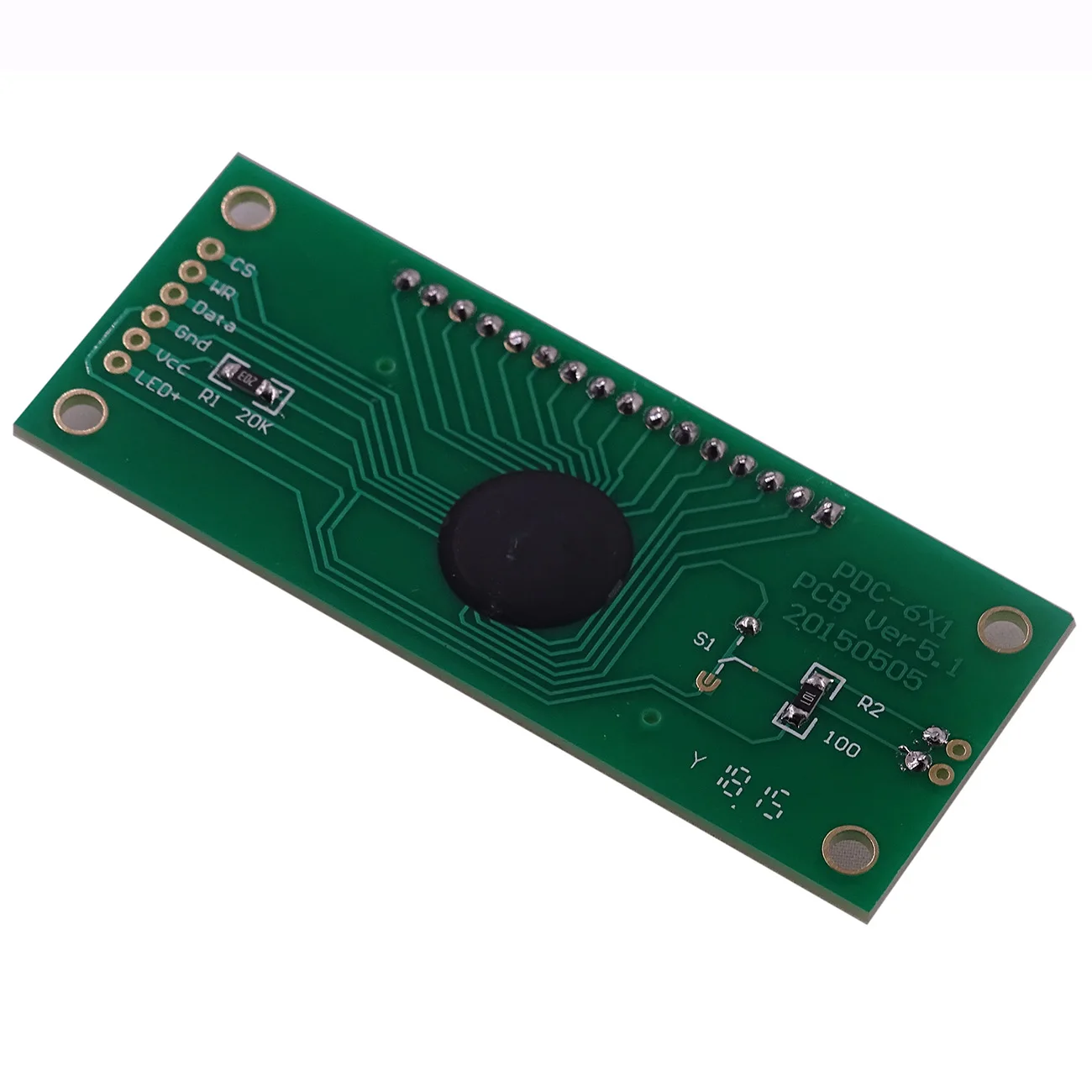 10 шт. MCU / 6 бит/8 слов/сегментный код LCD/ЖК модуль/трехстрочный SPI/HT1621/белая