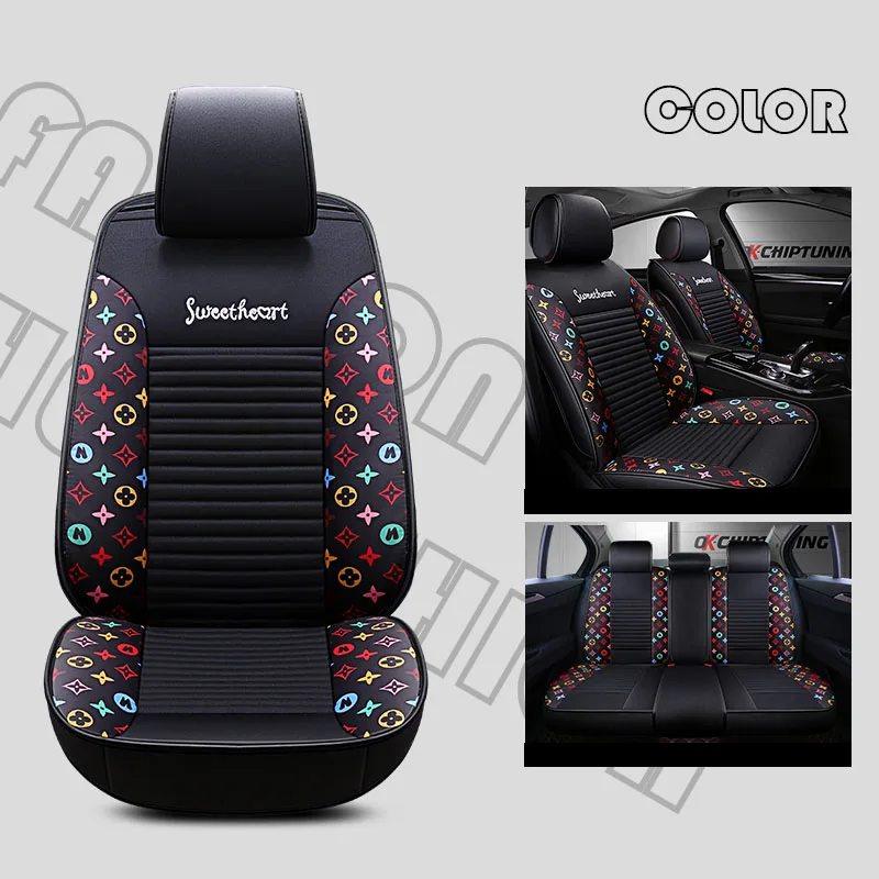 Чехол на сиденье автомобиля для toyota fortuner harrier highlander kluger hilux rav4 venza prius 20 30 - Название цвета: Color